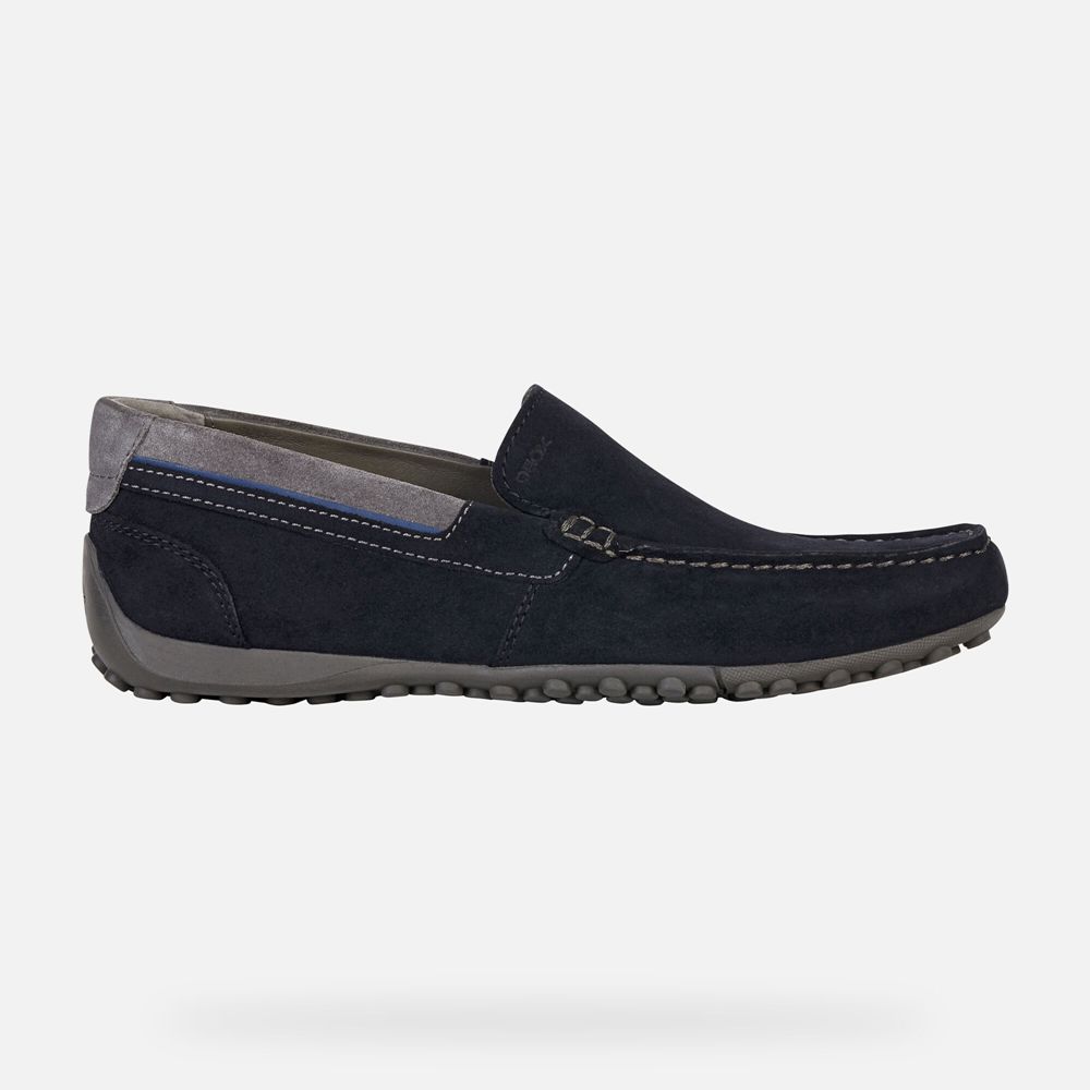 Mocassins Geox Homem Azul Marinho - Snake - RDXMK4132